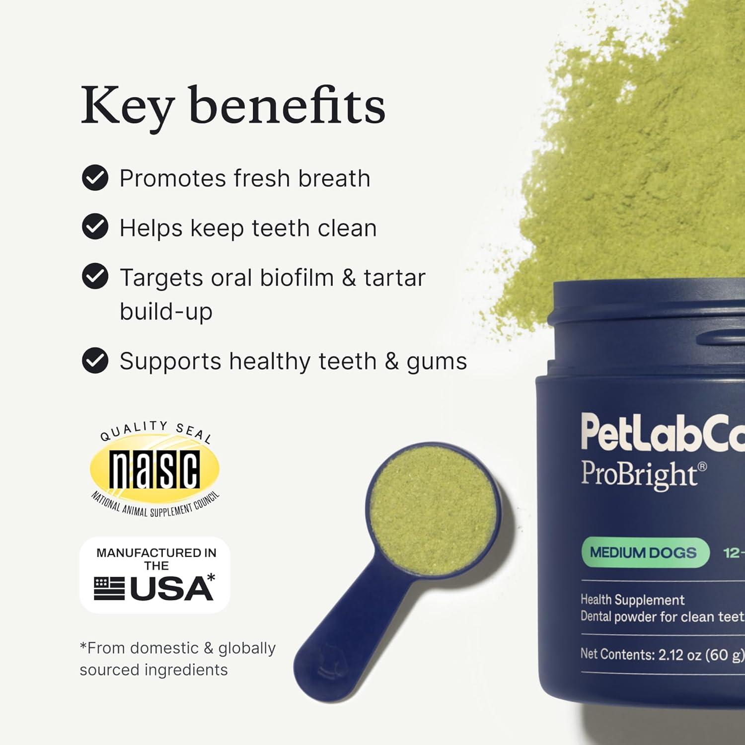 imagePetLab Co Fresh Breath Bundle Dental Powder for an Effortless Deep Clean in 1 Scoop for Medium Dogs amp Dog Mouthwash to Support Overall Oral Hygiene Easy to Use Innovative Formulas