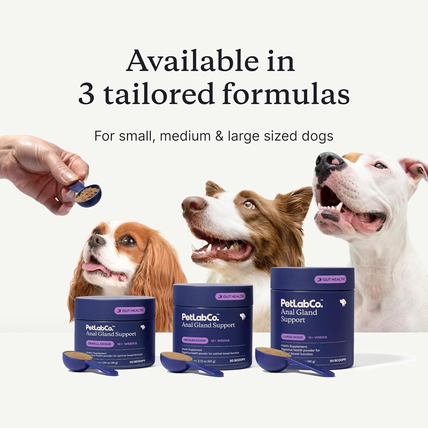 imagePetLab Co Anal Gland Support Tailored Powder Supports Anal Gland Health and Optimizes Stool Consistency Easy to Use Helps Target Scooting amp Fishy Rears for Medium DogsSmall Dogs