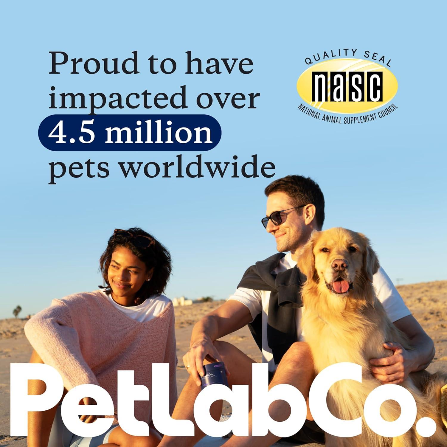 imagePetLab Co Probiotics for Dogs Support Gut Health Occasional Diarrhea Digestive Health amp Seasonal Allergies Pork Flavor 30 Soft Chews Packaging May VaryPork