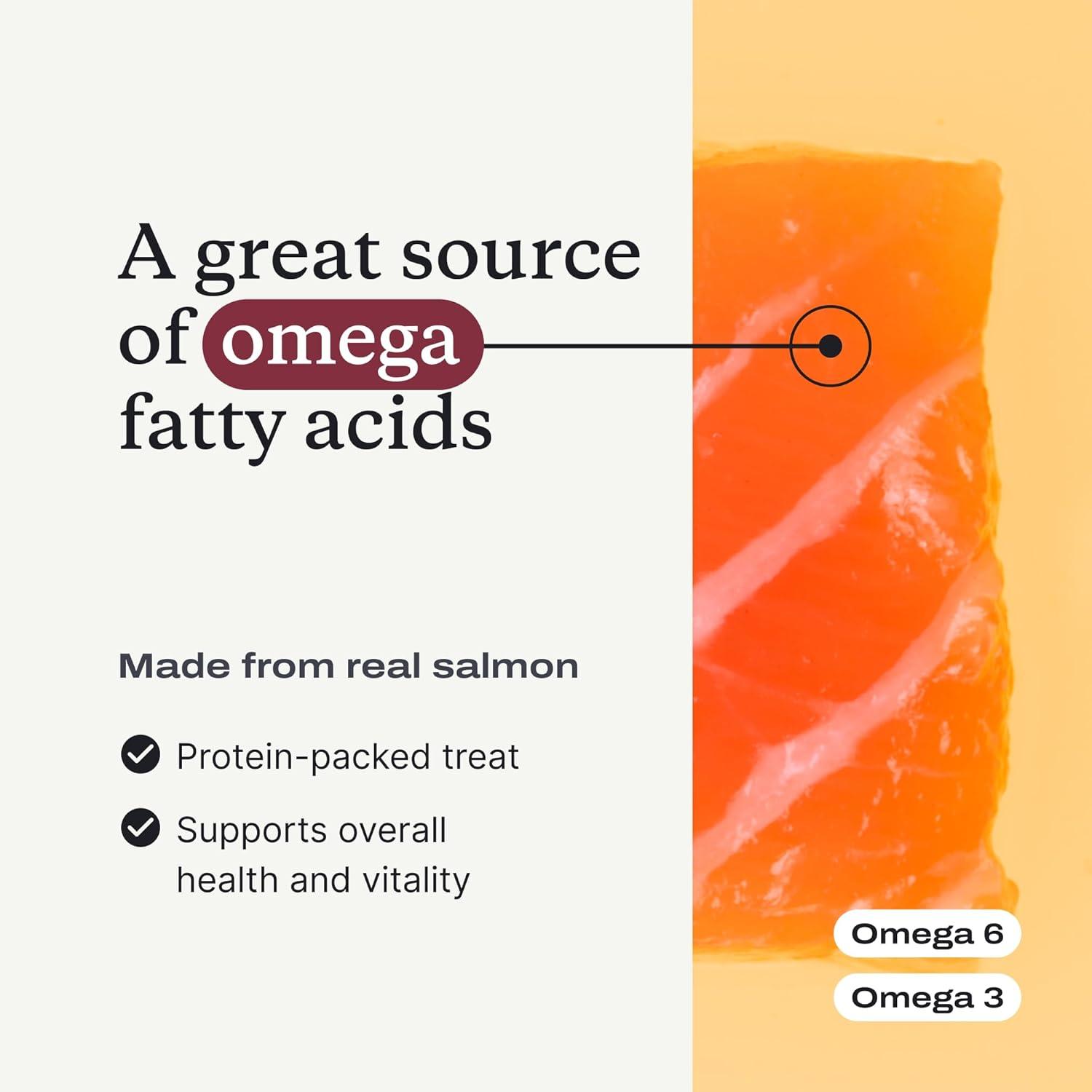 imagePetLab Co Salmon Bites for Dogs Rich in Beneficial Fatty Acids Vitamins amp Minerals Premium Salmon Dog Treats Your Pup Will Drool Over Carefully Selected Ingredients Delicious Reward