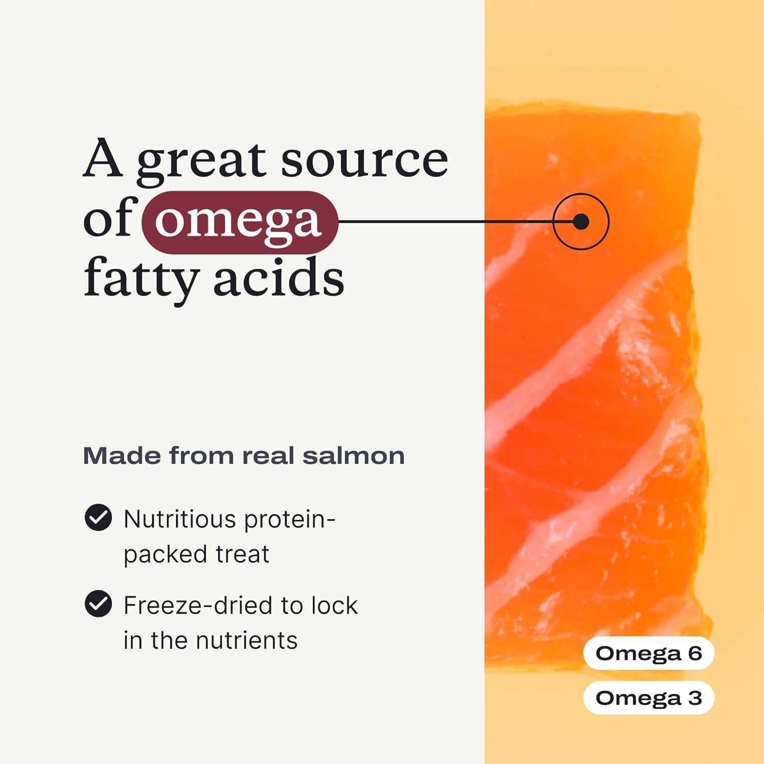 imagePetlab Co Wild Caught Salmon FreezeDried Dog Treats Support Overall Skin Health with Healthy Dog Treats Packed with Beneficial Fatty Acids Vitamins amp Minerals Packaging May VaryWild Caught Salmon