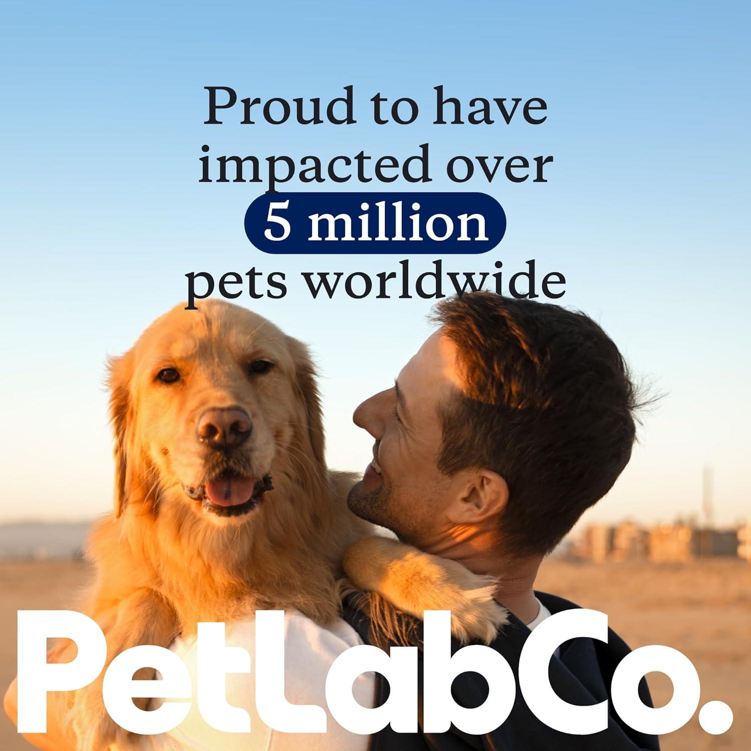imagePetlab Co Joint Care Chews for Dogs High Levels of Glucosamine Green Lipped Mussels Omega 3 and Turmeric Hip and Joint Supplement for Dogs to Actively Support Mobility Packaging May VaryPork