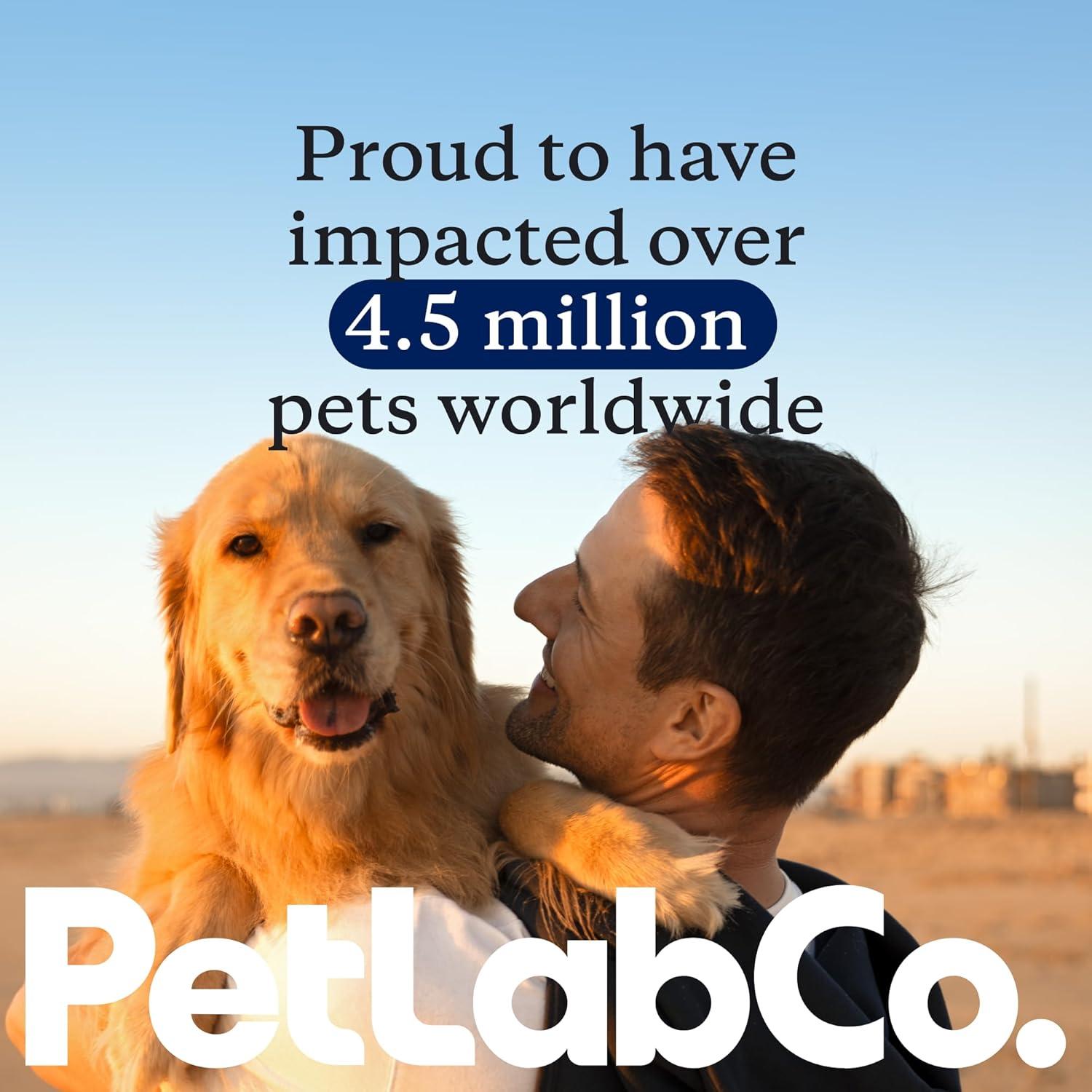 imagePetlab Co Joint Care Chews for Dogs High Levels of Glucosamine Green Lipped Mussels Omega 3 and Turmeric Hip and Joint Supplement for Dogs to Actively Support Mobility Packaging May VaryPork