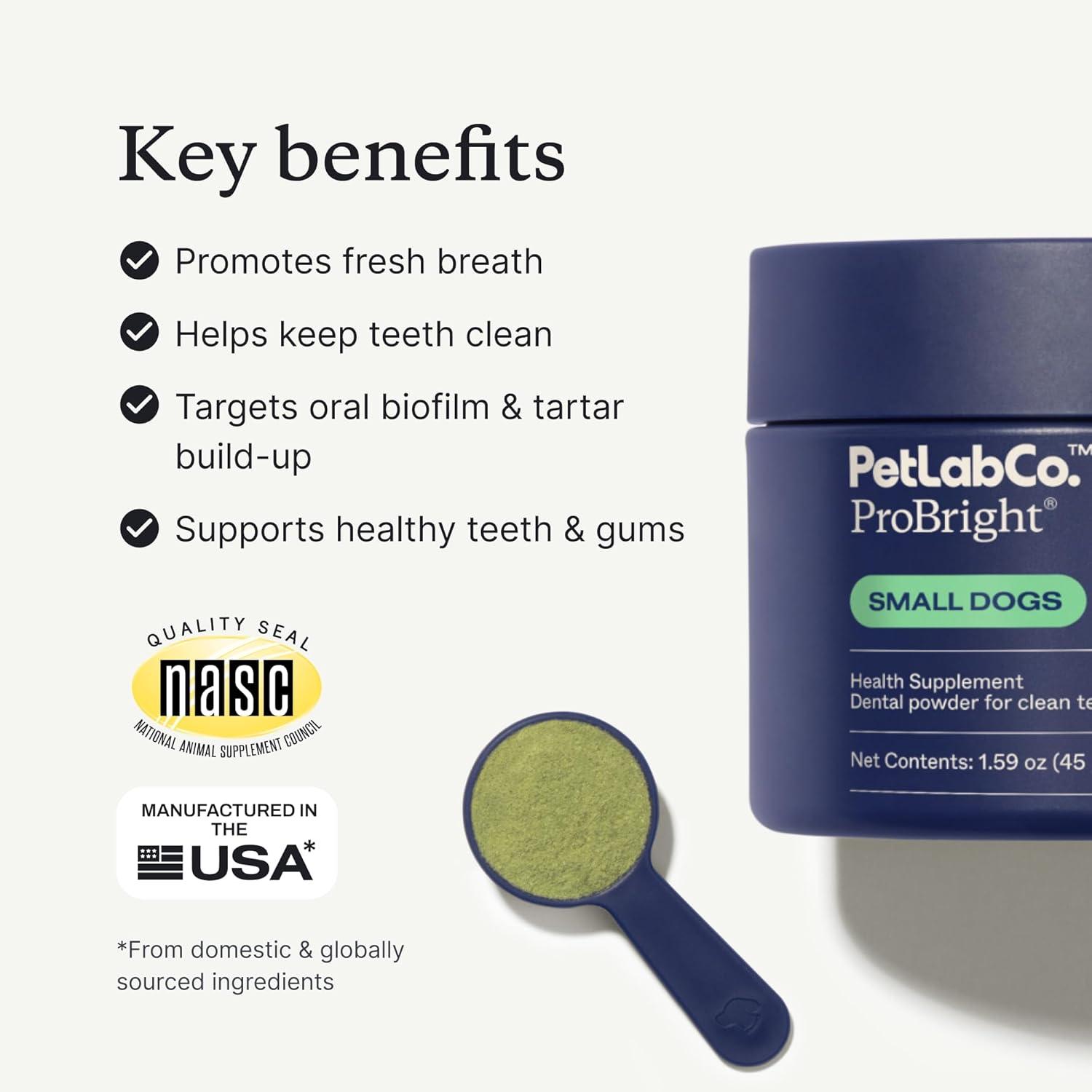 imagePetLab Co Fresh Breath Bundle Dental Powder for an Effortless Deep Clean in 1 Scoop for Small Dogs amp Dog Mouthwash to Support Overall Oral Hygiene Easy to Use Innovative Formulas