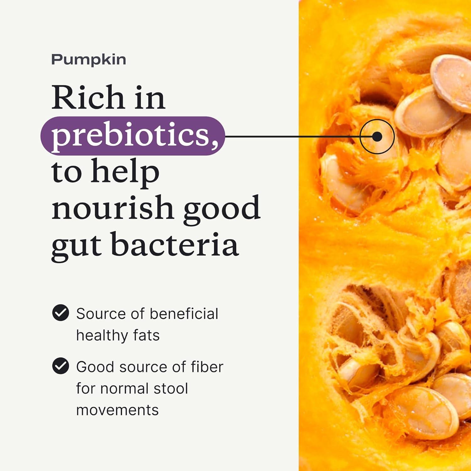 imagePetLab Co Pumpkin Fiber for Dogs Dog Probiotics Powder High Fiber Supplement with Pumpkin Apple Psyllium amp Mushrooms Supports Digestion Gut Health amp Regular Bowel Movements 30 Scoops