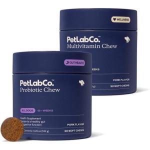 PetLab Co. – Multi-Vitamin & Dog Probiotic Bundle: Chewable Multivitamins for Dogs Support Health & Dog Probiotics to Support Itchy Skin, Occasional Loose Stools, and Healthy Yeast Production